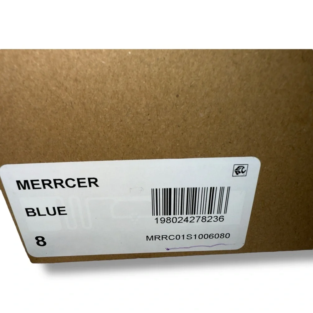 Steve Madden Light Blue Textured Platform Sandals NWT - Picture 11 of 12